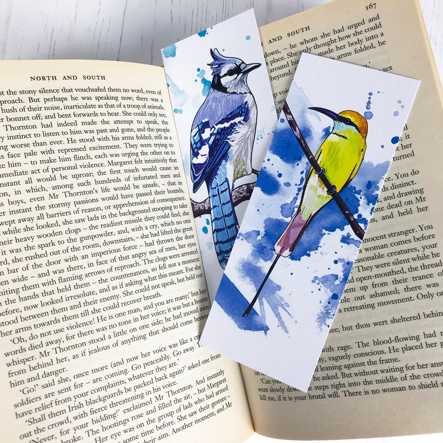 Bluejay and Little Bee Eater Bookmark