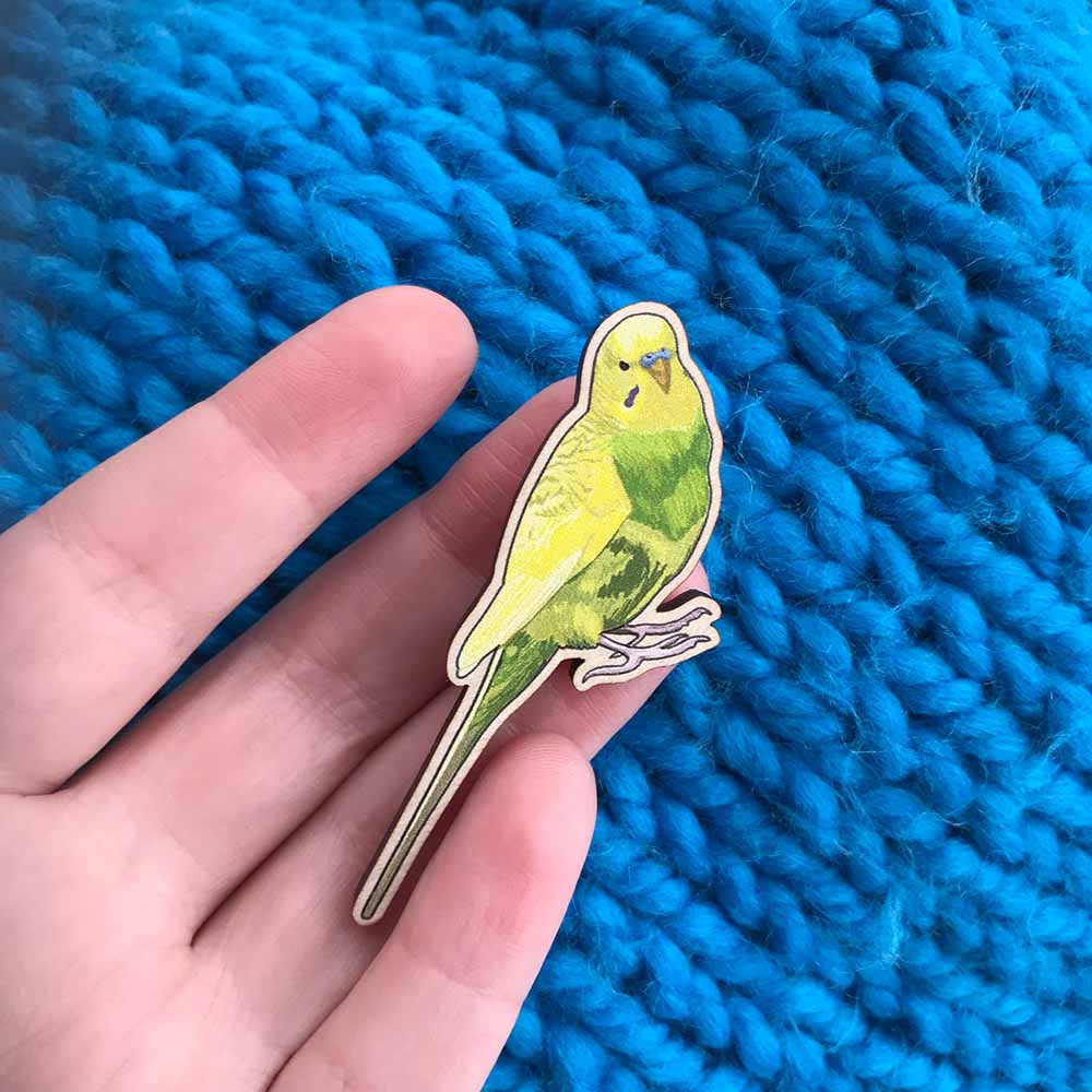 Budgie Lapel Pin