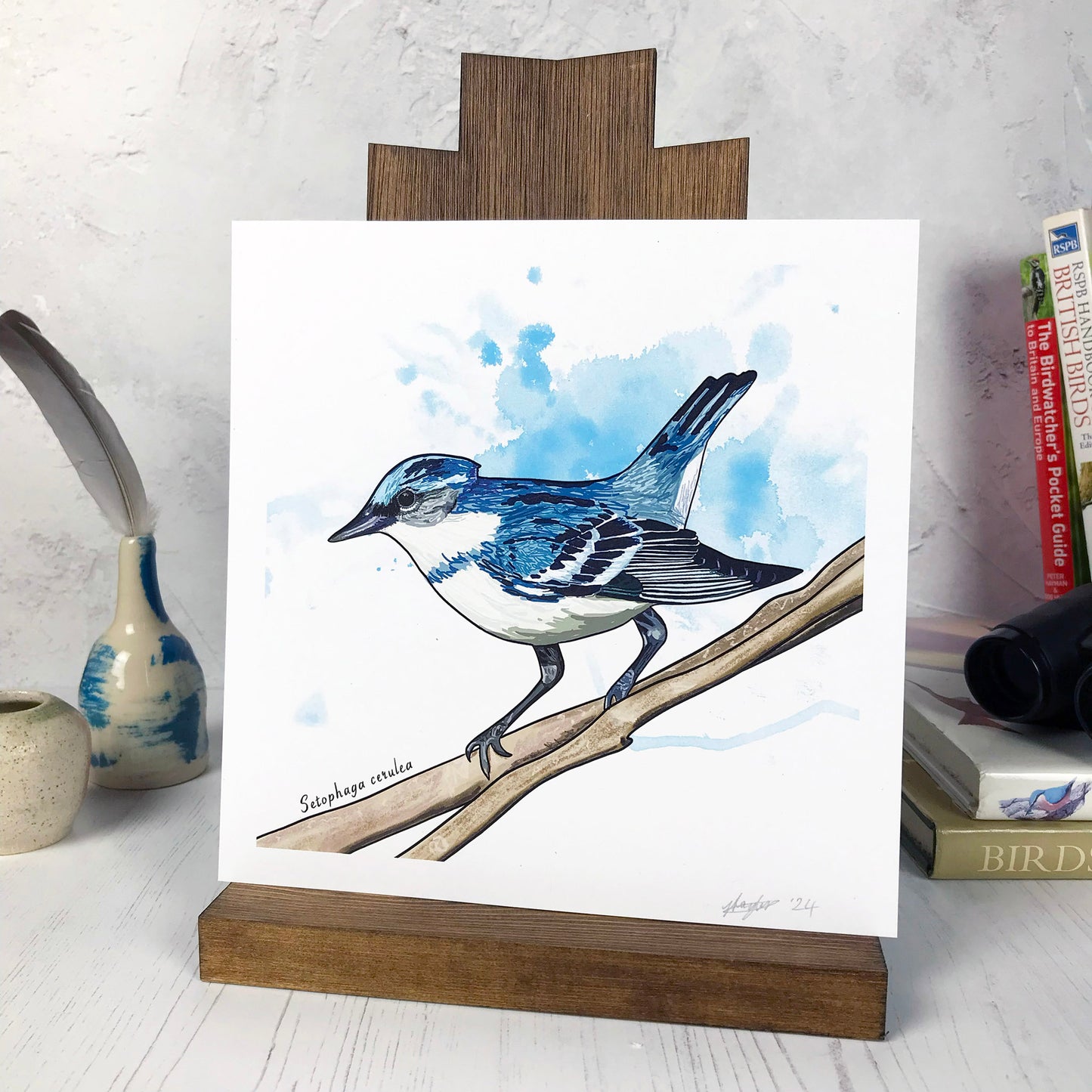 Cerulean Warbler Print