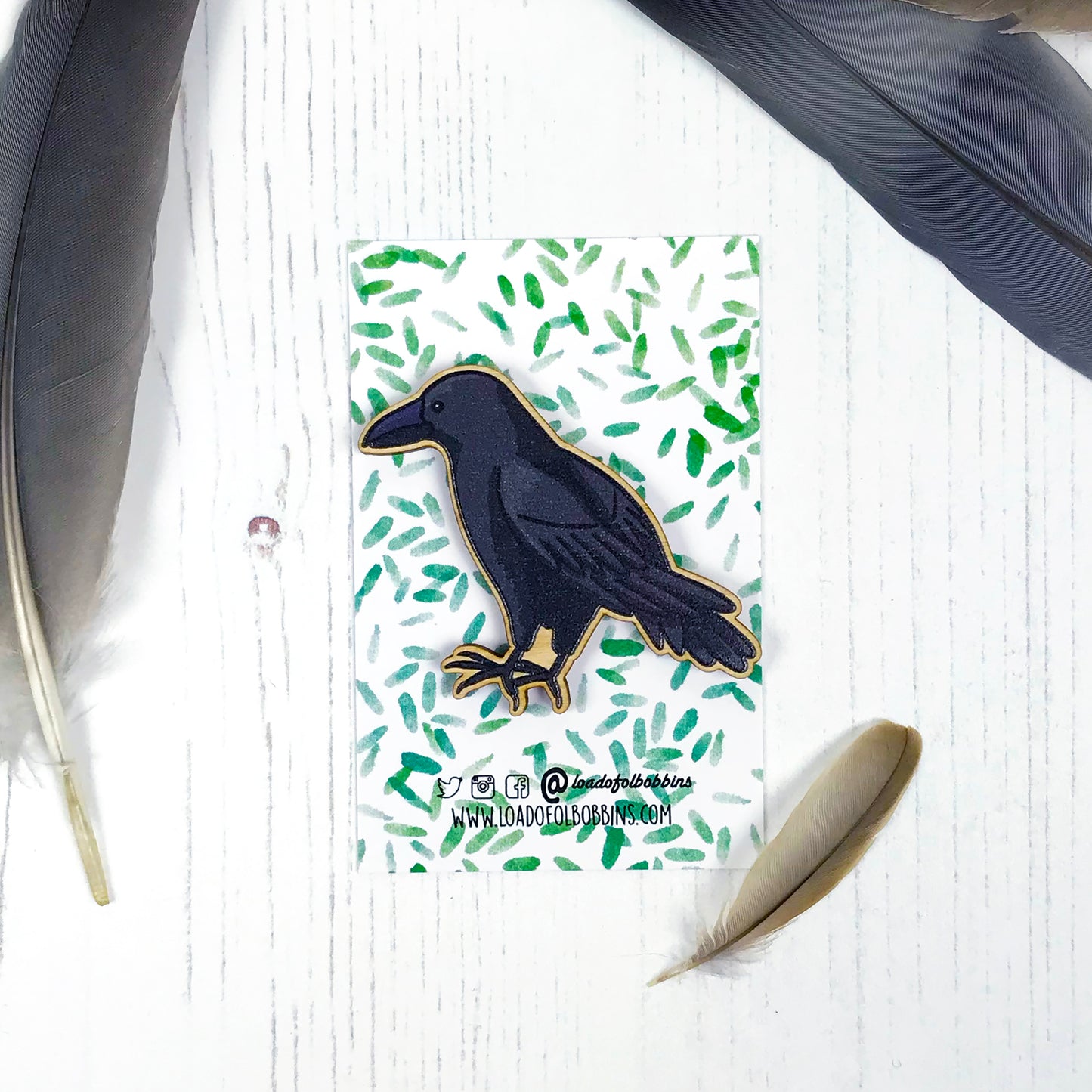 Crow Lapel Pin