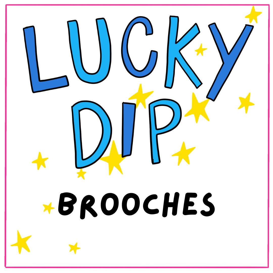 Lucky Dip Shrink Brooch