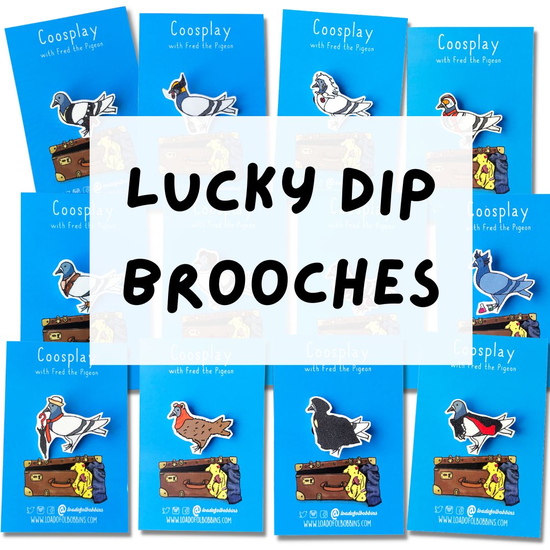 Lucky Dip Shrink Brooch