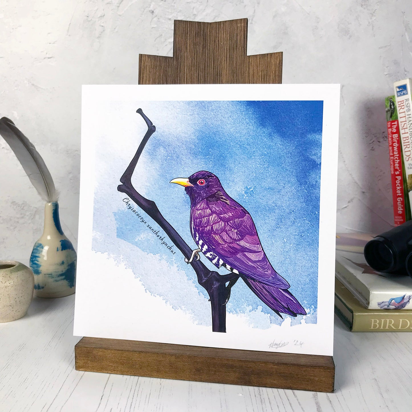 Violet Cuckoo Print