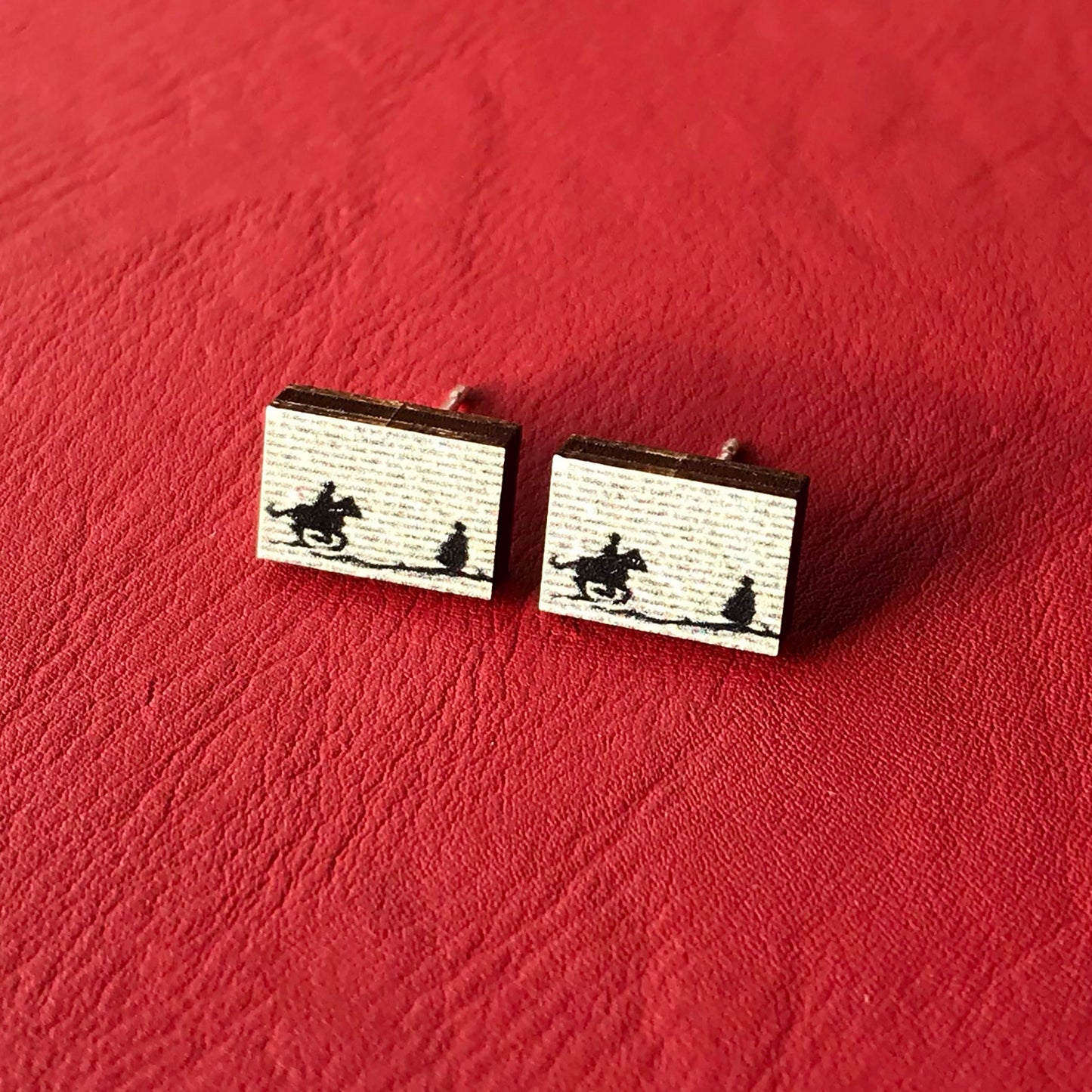 SECOND - Classic Literature Jane Eyre Silhouette Stud Earrings