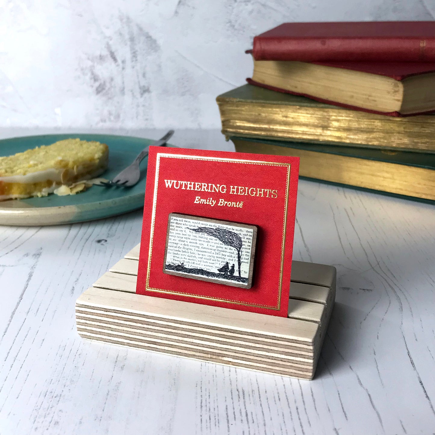 Classic Literature Wuthering Heights Silhouette Pin