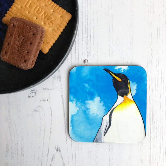 King Penguin Drinks Coaster