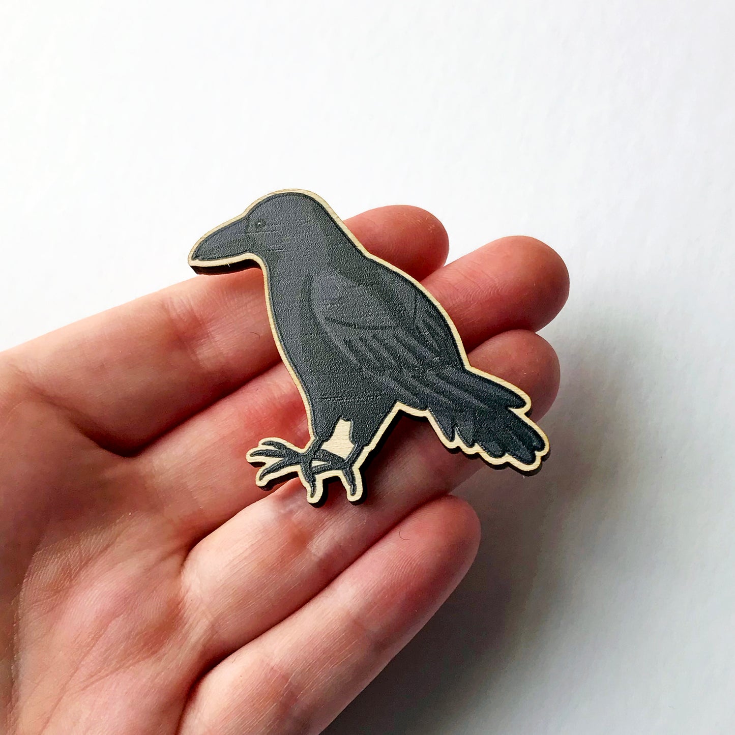 Crow Lapel Pin