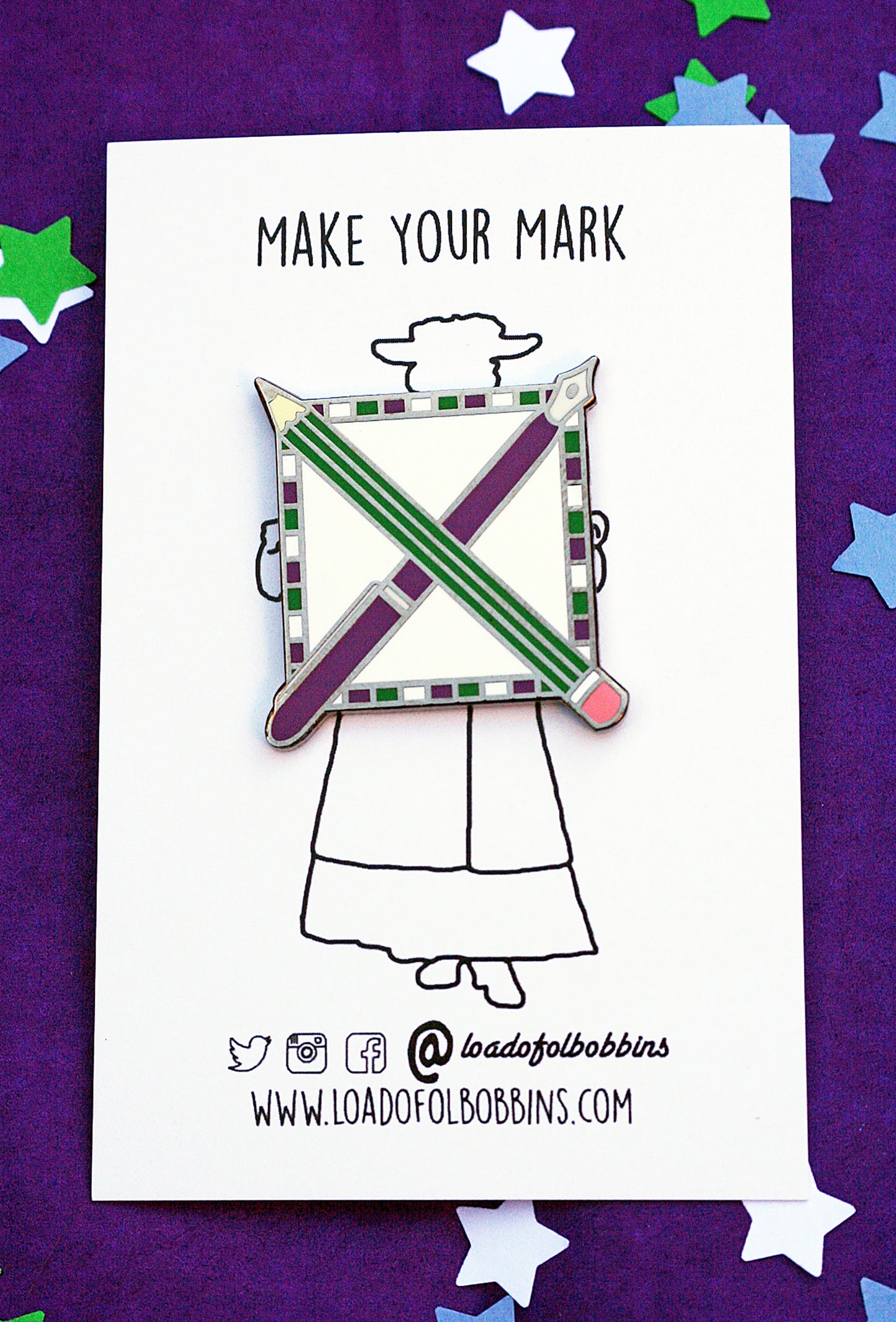 Make Your Mark Hard Enamel Pin