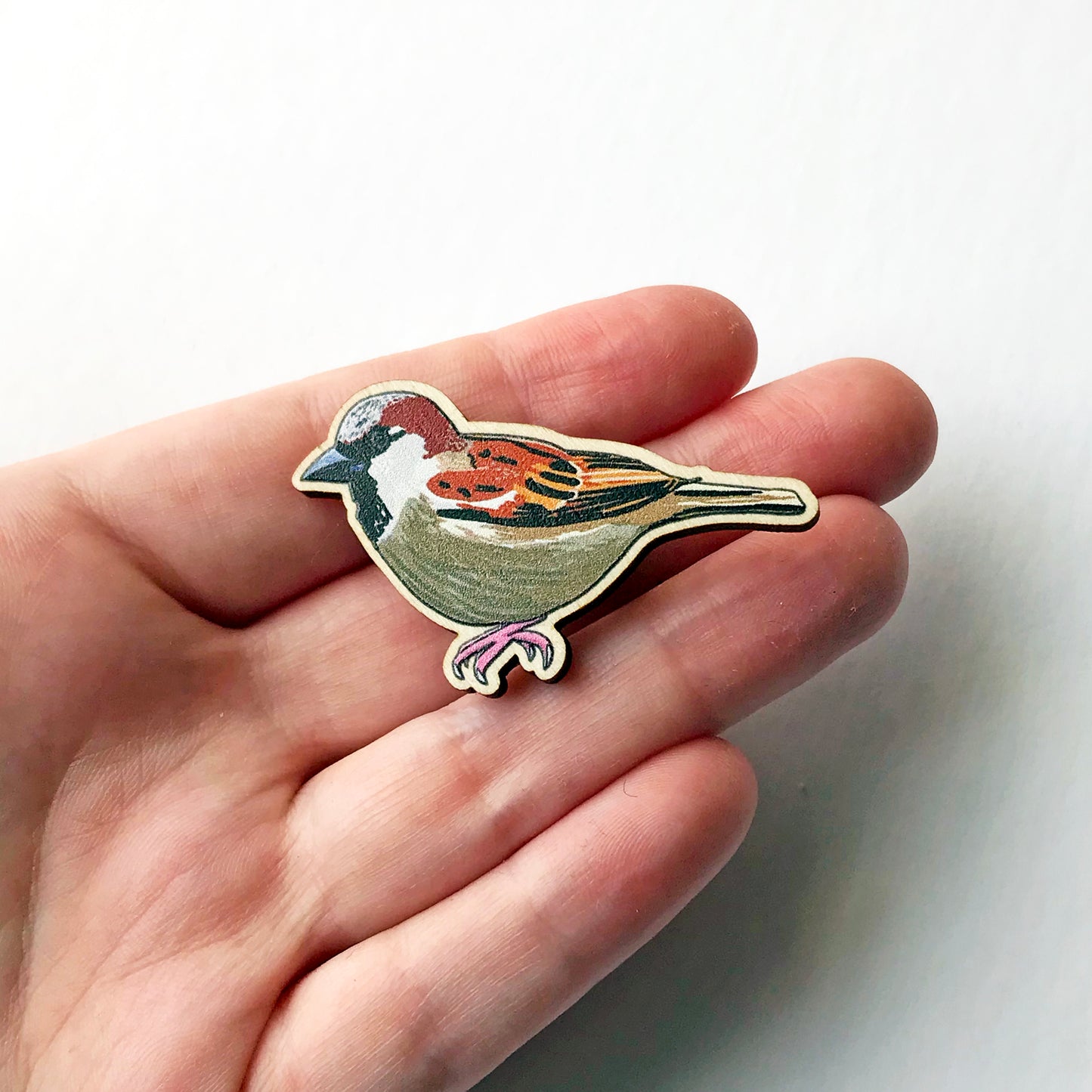 Sparrow Lapel Pin