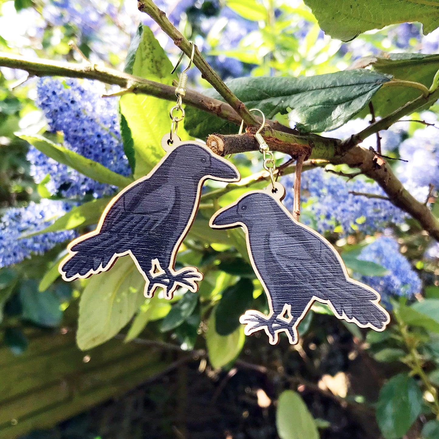 Crow Earrings