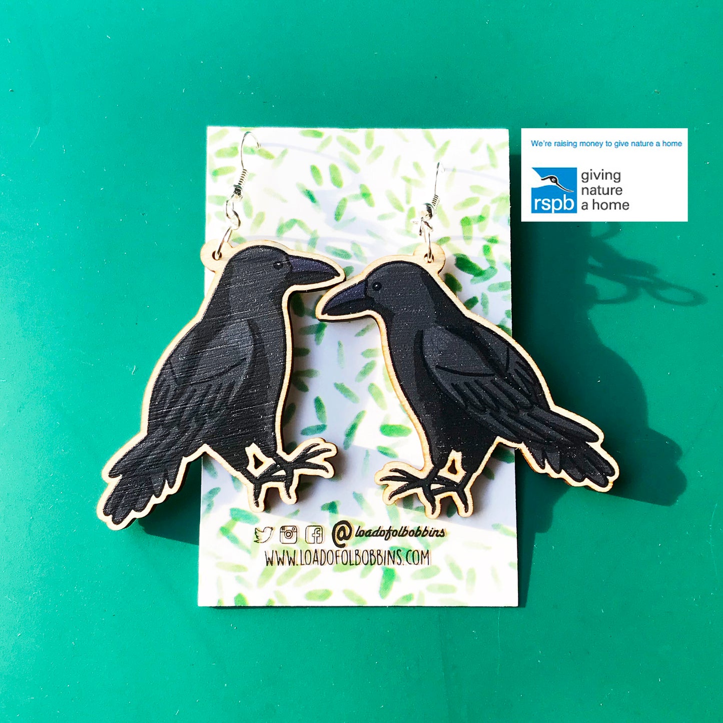 Crow Earrings