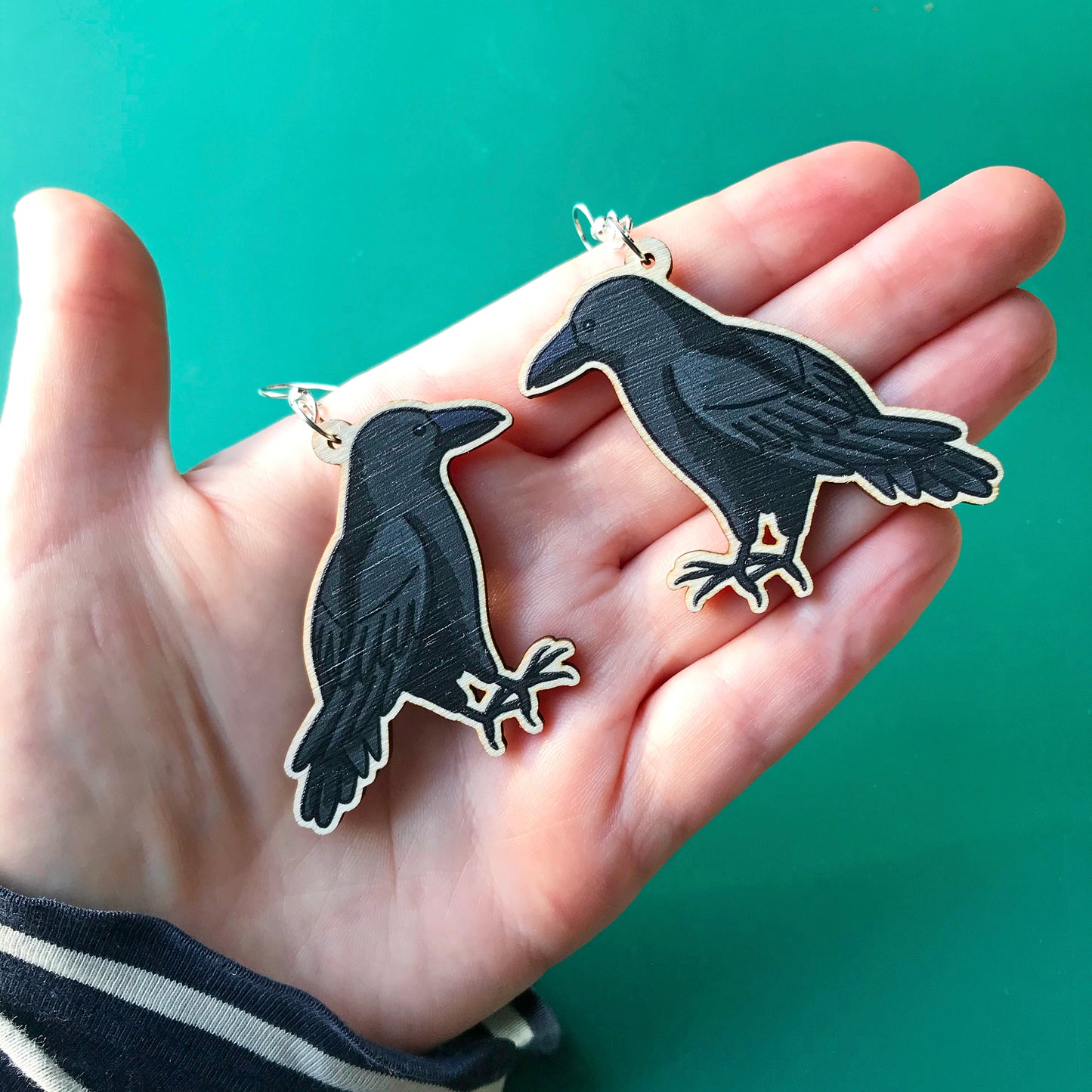 Crow Earrings