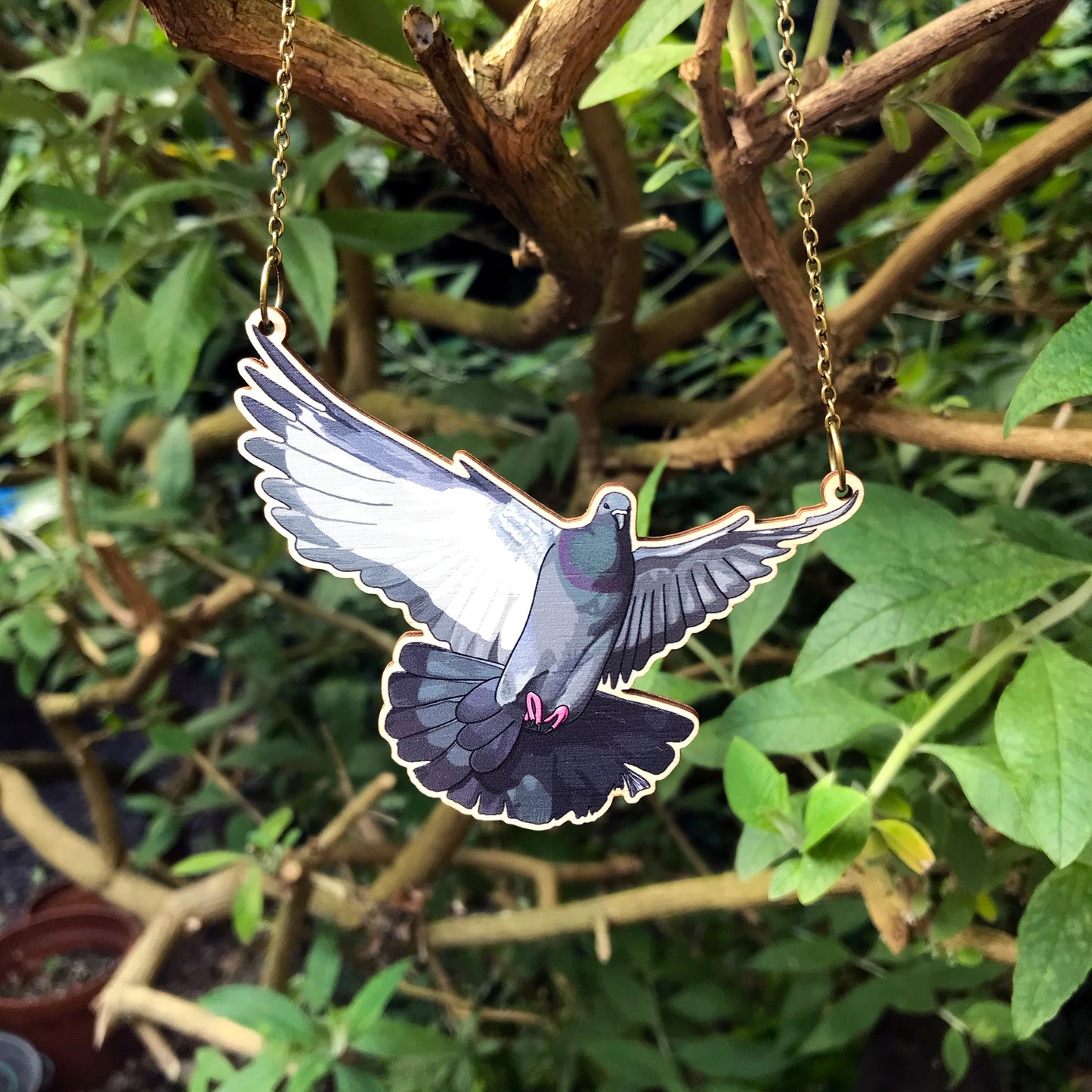 Flying Pigeon Necklace